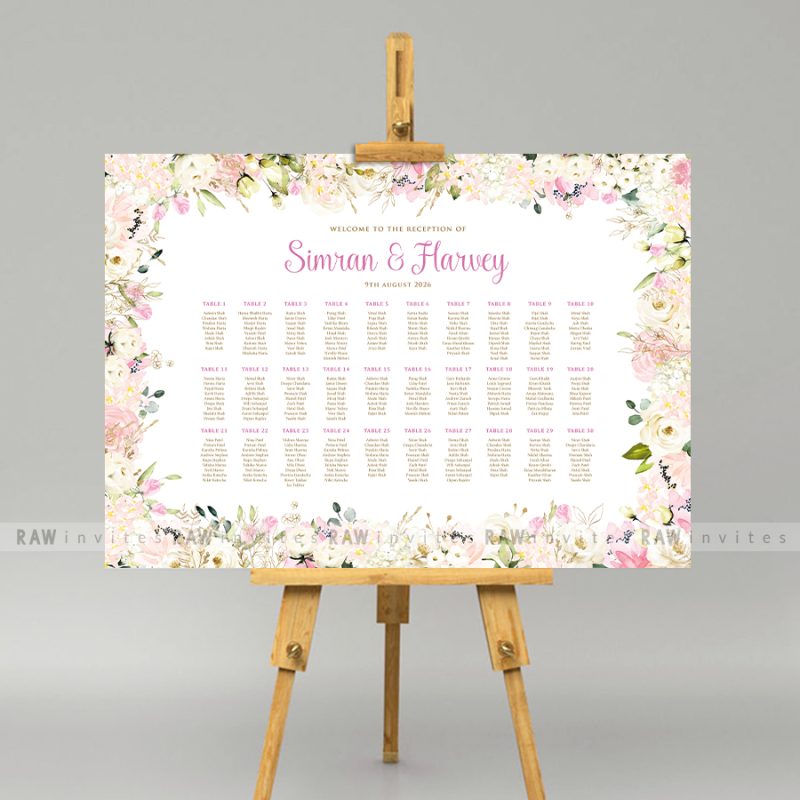 Wedding Reception Table Plans