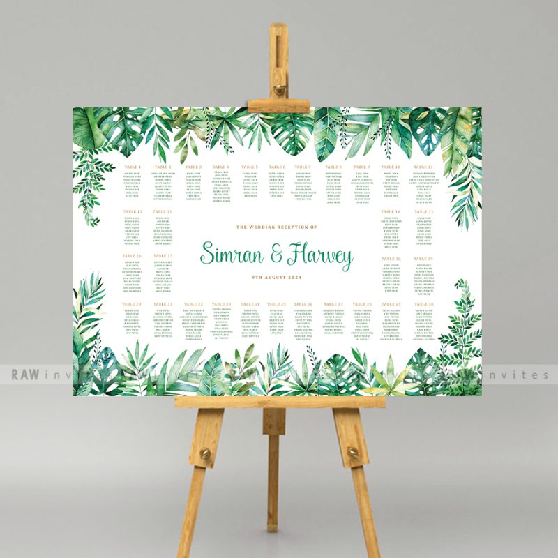 Wedding Reception Table Plans
