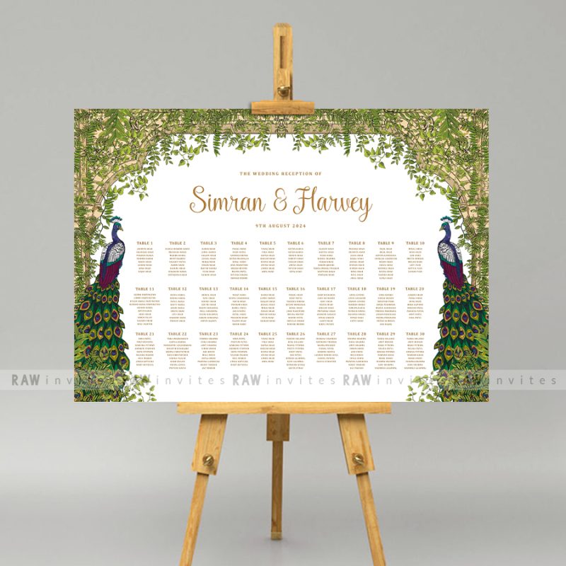 Wedding Reception Table Plans