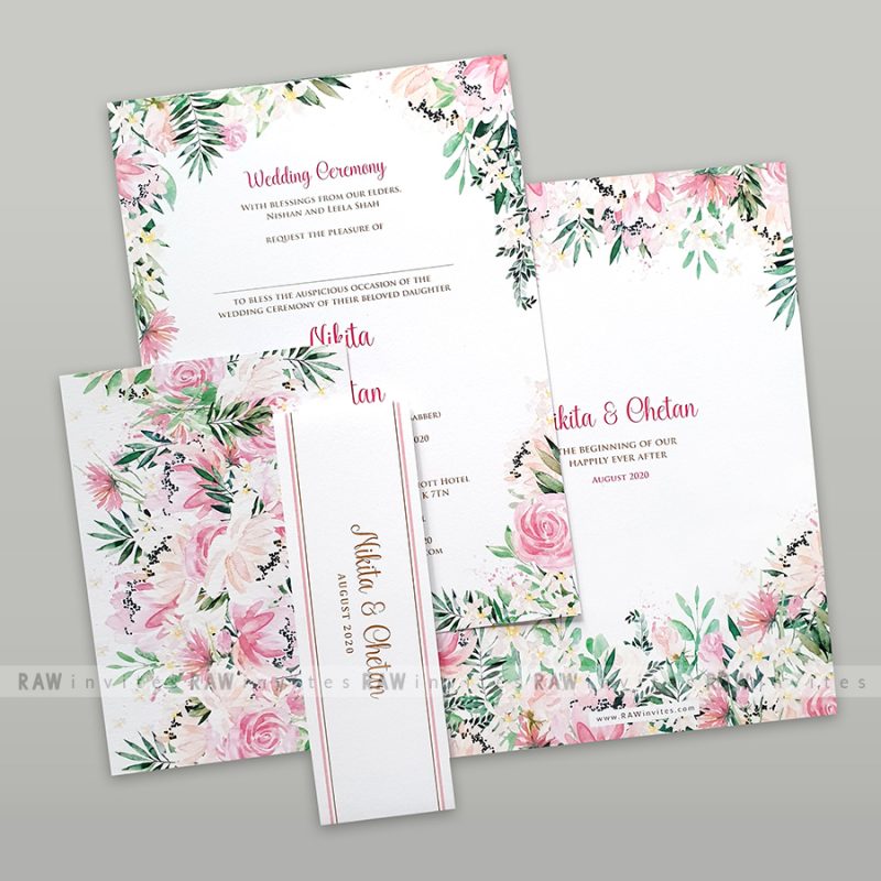 classic wedding invitation design