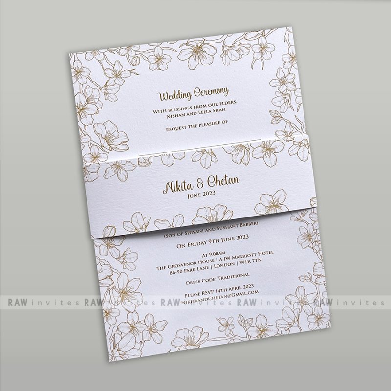 whimsical wedding invite