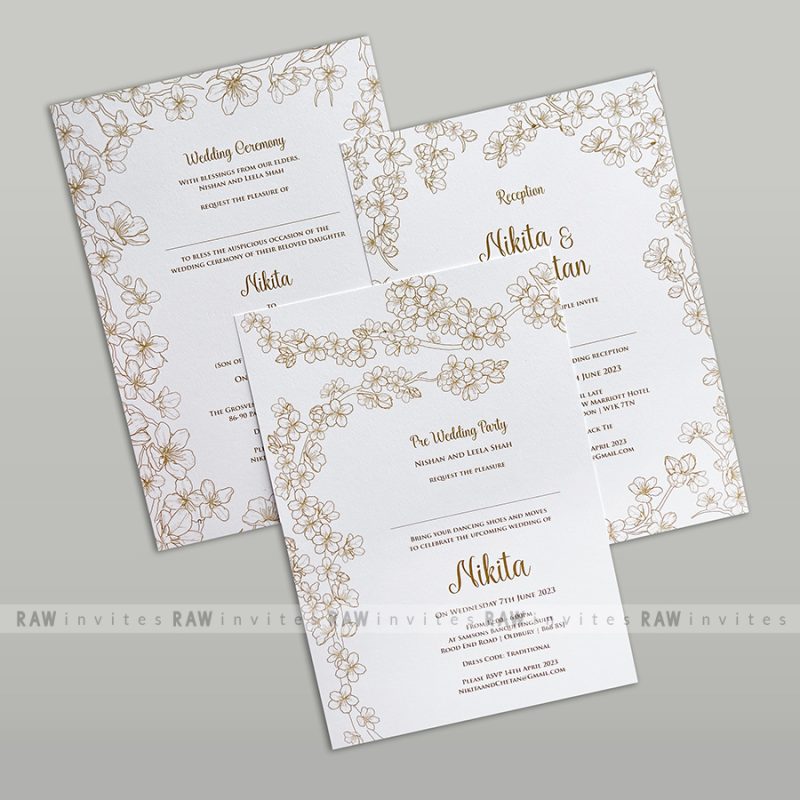 whimsical wedding invite