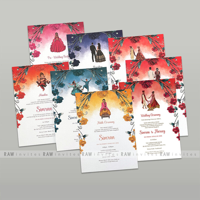 Anabel 2 Wedding Invitations