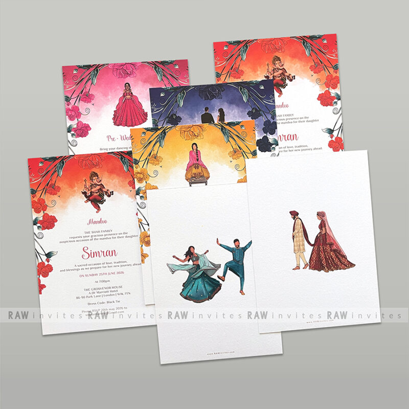 Anabel 3 Wedding Invitations