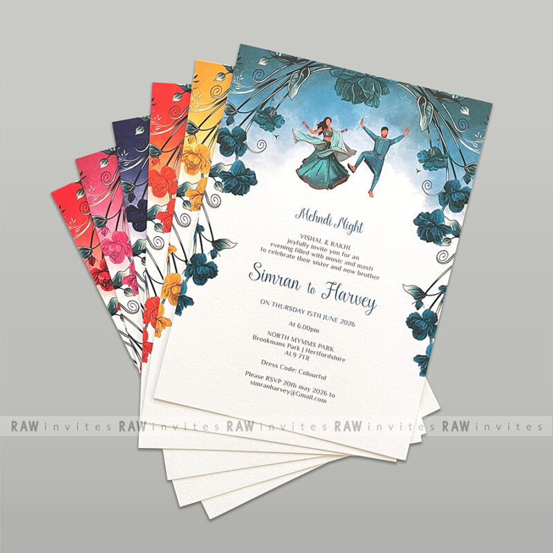 Anabel 5 Wedding Invitations
