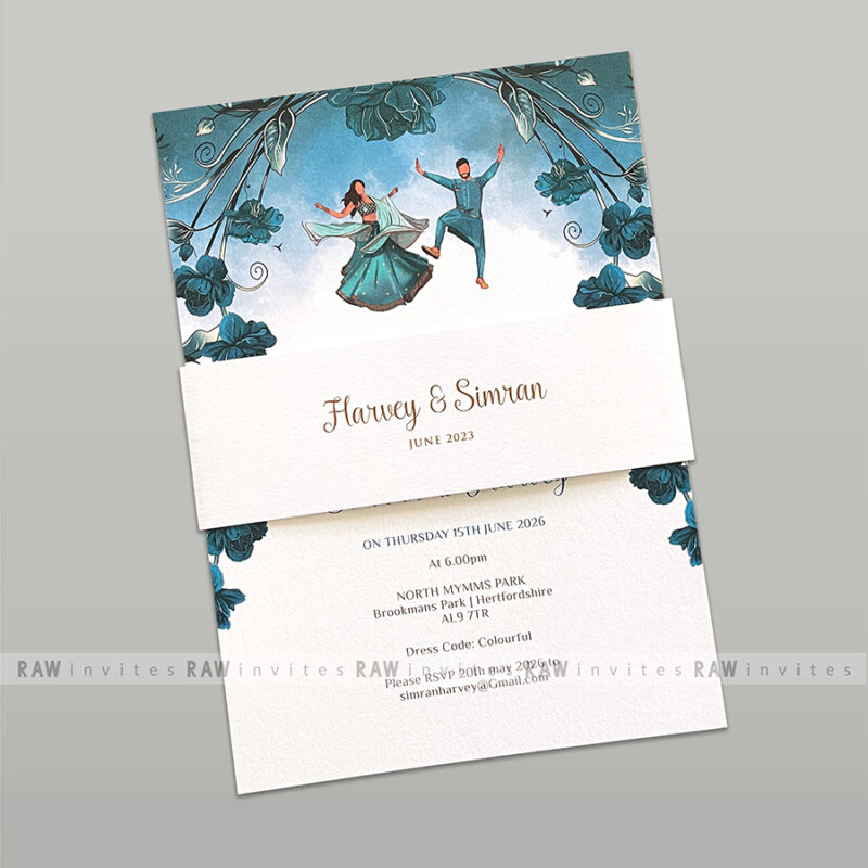 Anabel 6 Wedding Invitations